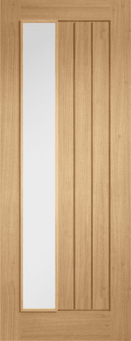 Mexicano Fully Finished Oak Offset Clear Glazed