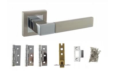 Montana Hardware Pack - Satin Nickel/Polished Chrome