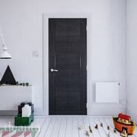 Montreal Dark Grey Ash Fire Door