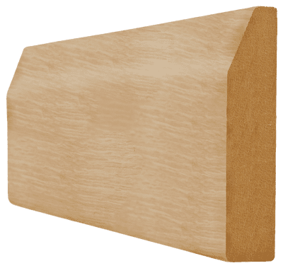 Oak Chamfered Skirting - Unfinished