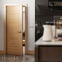 Pamplona Fully Finished Oak Fire Door