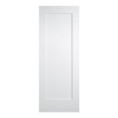 Pattern 10 White Primed Fire Door