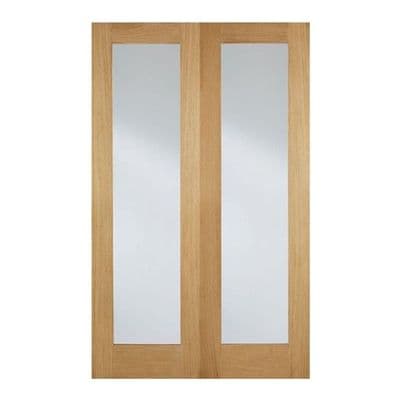 Pattern 20 Pair Unfinished Oak Clear Glazed