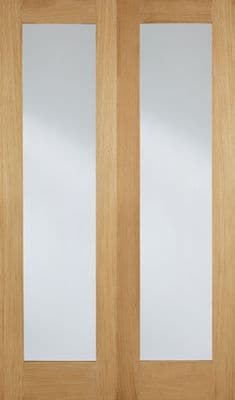 Pattern 20 Pair Unfinished Oak Clear Glazed