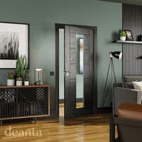 Seville Brushed Black Oak Glazed