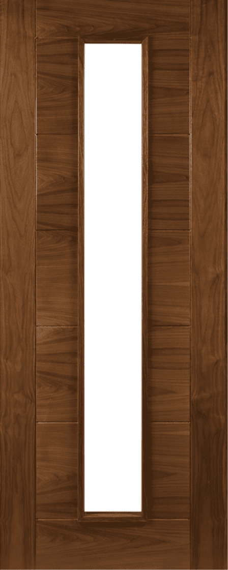 Seville Fully Finished Walnut Fire Door Glazed