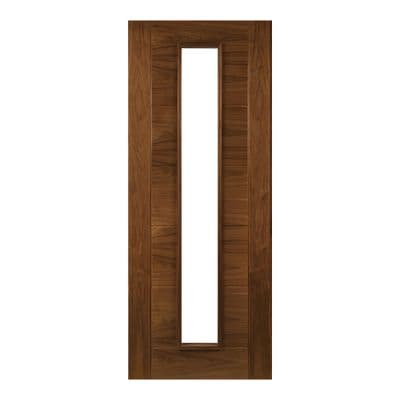 Seville Fully Finished Walnut Fire Door Glazed