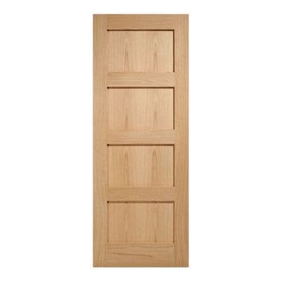Shaker Fully Finished Oak Fire Door