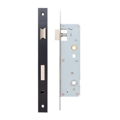 Slim Bathroom Lock - Black (Deanta)