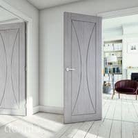 Sorrento Light Grey Ash Fire Door