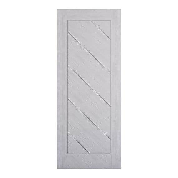 Torino Light Grey Ash Fire Door