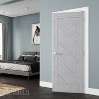 Torino Light Grey Ash Fire Door