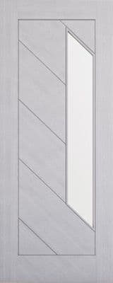Torino Light Grey Ash Glazed Fire Door