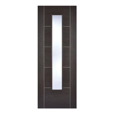 Vancouver Dark Grey Laminate Clear Glazed