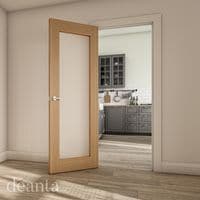 Walden Unfinished Oak Frosted Glazed