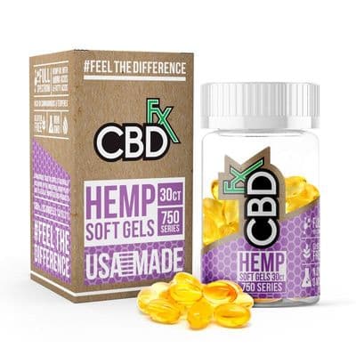 CBDFX - CBD Gel Capsules (Jar of 30)