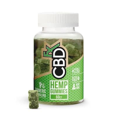 CBDFX - CBD Gummy Bears with Turmeric & Spirulina 300mg