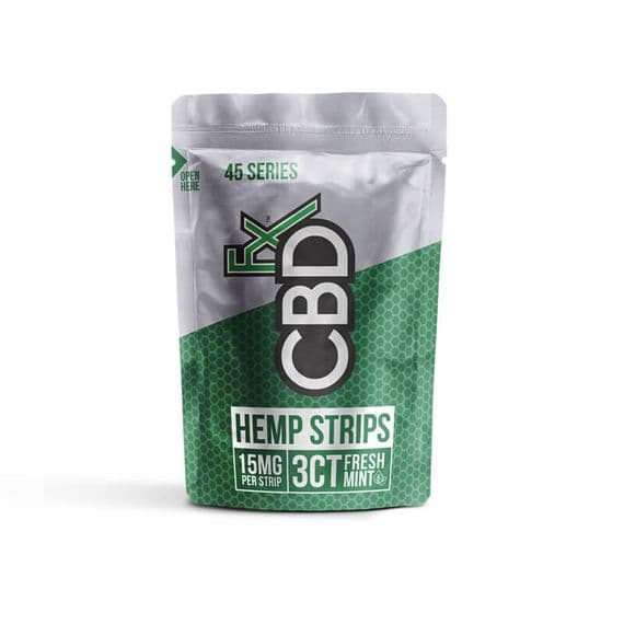 CBDFX - CBD Sublingual Strips (15mg) 3 Pack
