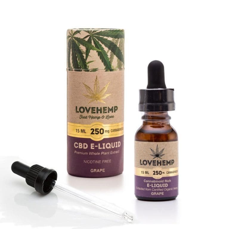 Love Hemp - CBD E-Liquid 250mg CBD 15ml