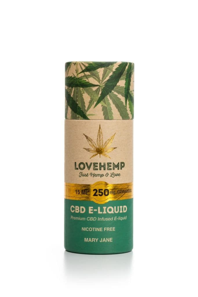 Love Hemp - CBD E-Liquid 250mg CBD 15ml