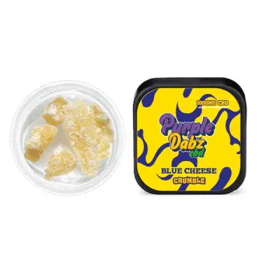 Purple Dabz by Purple Dank 1000mg CBD Crumble - Blue Cheese - BUY ONE GET ONE FREE!