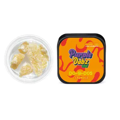 Purple Dabz by Purple Dank 1000mg CBD Crumble - DO-SI-DOS - BUY ONE GET ONE FREE!