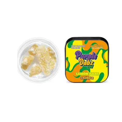 Purple Dabz by Purple Dank 1000mg CBD Crumble - Lemon Haze- BUY ONE GET ONE FREE!