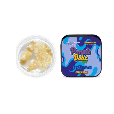 Purple Dabz by Purple Dank 1000mg CBD Crumble - Stardawg - BUY ONE GET ONE FREE!