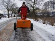 Olympus Drop Spreader 100Kgs: Large Capacity Rock Salt Spreader
