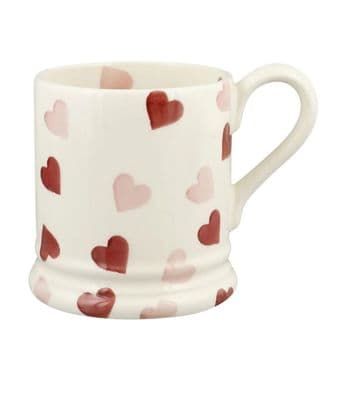 1/2 Pint Mug - Pink Heart