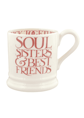 1/2 Pint Mug - Pink Toast Soul Sisters