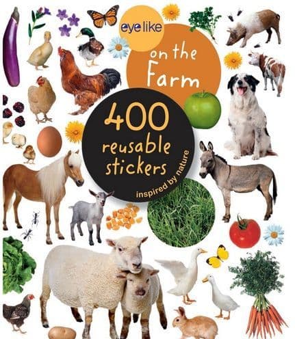 400 Re-usable Stickers - On the Farm