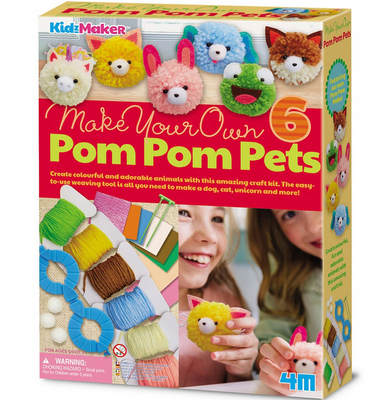 4M KidzMaker - Make Your Own Pom Pom Pets