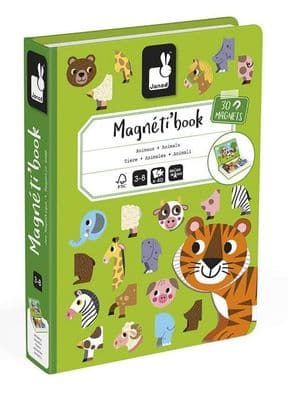 Animals Magneti'Book, 30 magnets (Janod)