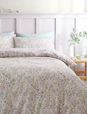 Bianca  - Ditsy Floral Duvet Set Lilac