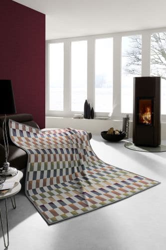 Biederlack  Colton Bricks - Grey (Cotton Home)  140 x 180cm