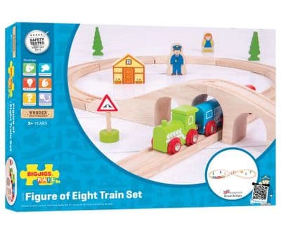 Bigjigs - Figure of Eight Train Set