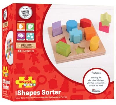 Bigjigs - First Shapes Sorter