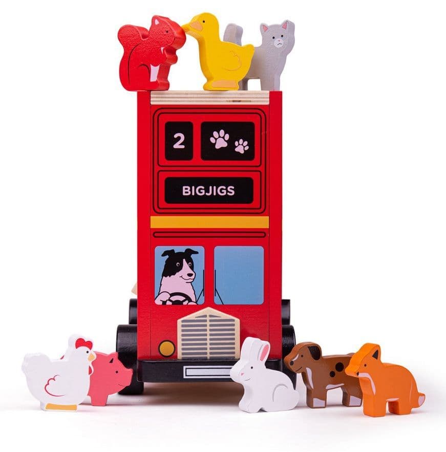 Bigjigs - Red Bus Sorter