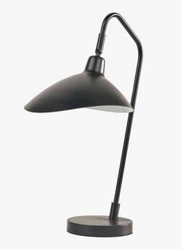 Black Metal Task Table Lamp