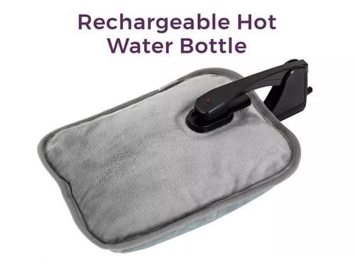 CARMEN - Rechargeable Hot Water Bottle/Grey -