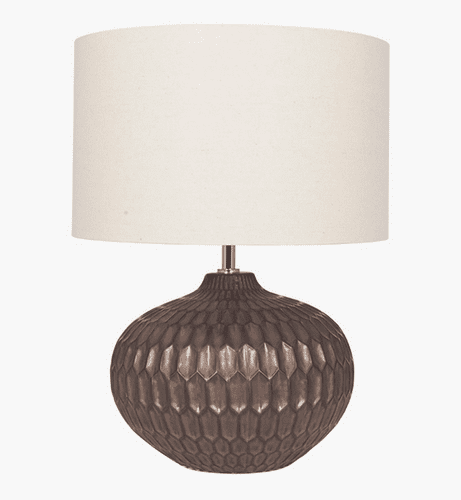 Cassium Bronze Textured Glazed Ceramic Table Lamp