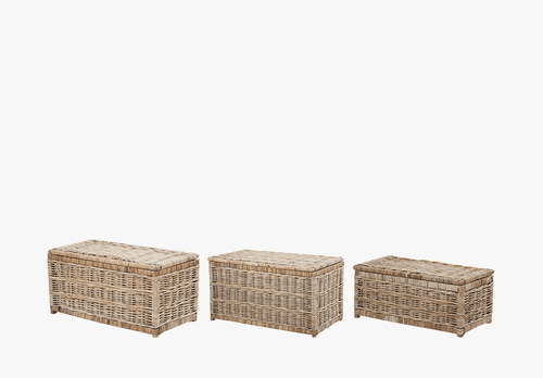 Chest - Tobs® Grey Kubu Rattan