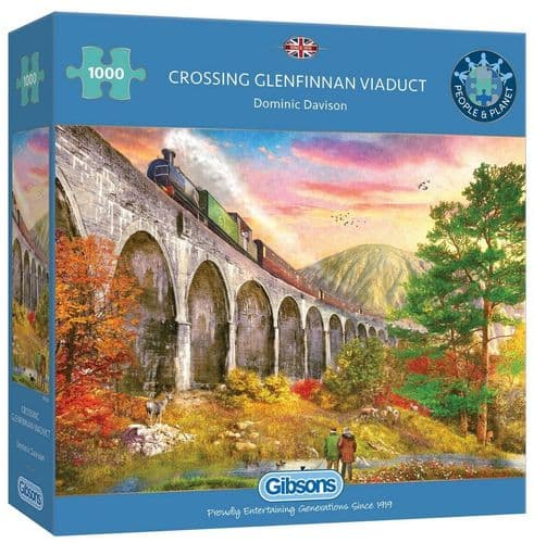 Crossing the Glenfinnan Viaduct (1000pc)