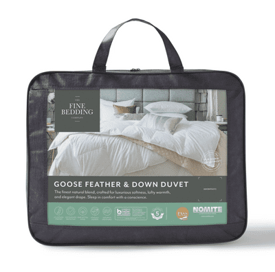 Fine Bedding - Goose Feather & Down Duvet 10.5 Tog