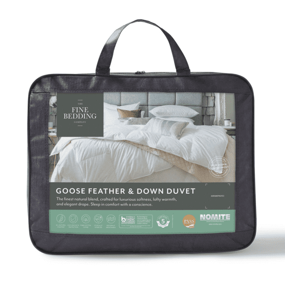 Fine Bedding - Goose Feather & Down Duvet 10.5 Tog