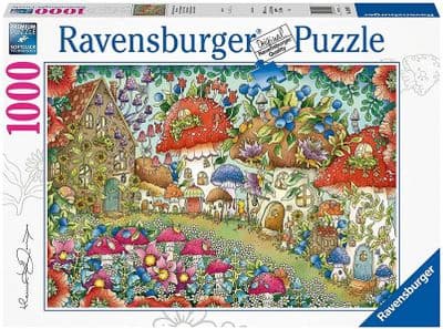 Floral Mushroom Houses (1000 pc)