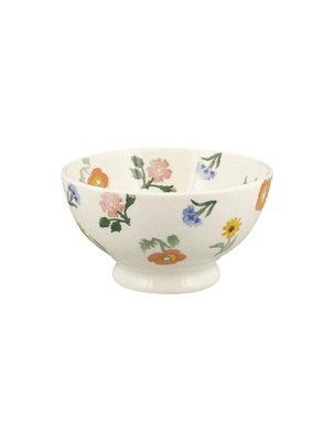 French Bowl - Poppies and Pinks
