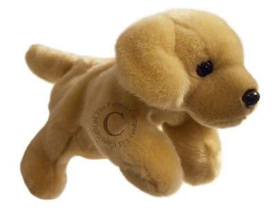 Full-Bodied Yellow Labrador Puppet