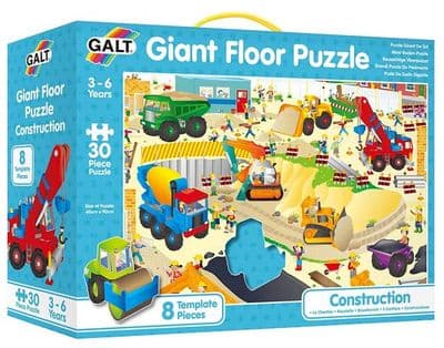 Giant Floor Puzzle - Construction Site